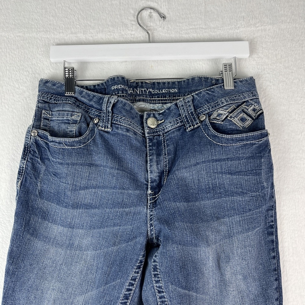 Premium Vanity Collection Women's Boot Cut Y2K Jeans Size 30x35w